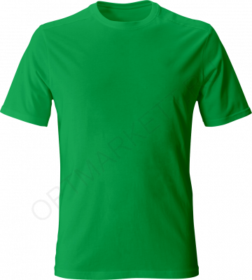 Футболка мужская, плотность 160 г/м2, цвет зеленый