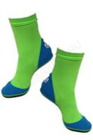 Носки для пляжного волейбола "KRABB", зелёные, размер XXS